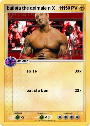 Pokemon batista the animale n X   11