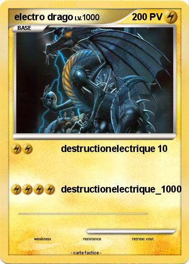Pokemon electro drago