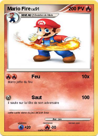 Pokemon Mario Fire