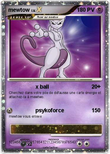 Pokemon mewtow