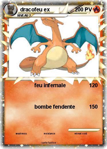 Pokemon dracofeu ex