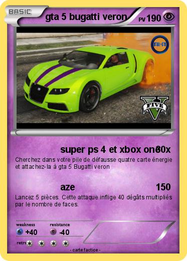 Pokemon gta 5 bugatti veron