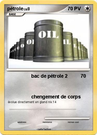 Pokemon pétrole