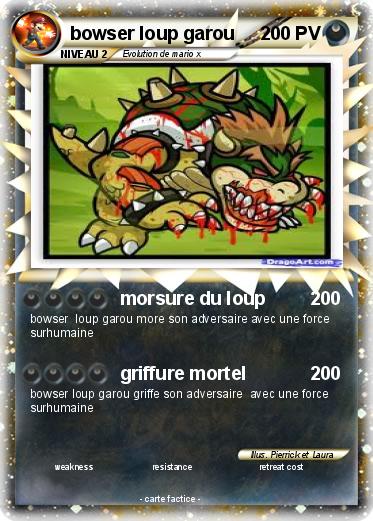 Pokemon bowser loup garou