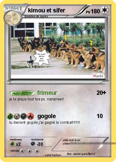 Pokemon kimou et sifer