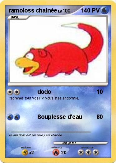 Pokemon ramoloss chainée