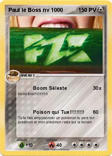 Pokemon Paul le Boss nv 1000