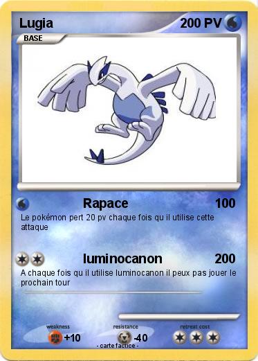 Pokemon Lugia