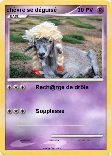 Pokemon chèvre se déguisé
