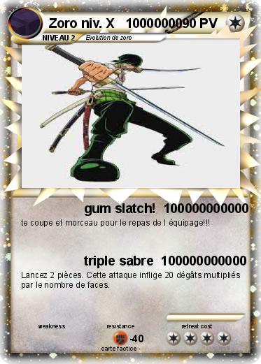 Pokemon Zoro niv. X   10000000