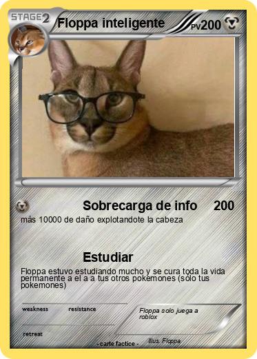 Pokemon Floppa inteligente