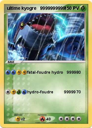 Pokemon ultime kyogre   9999999999