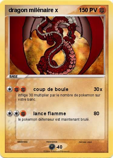Pokemon dragon milénaire x