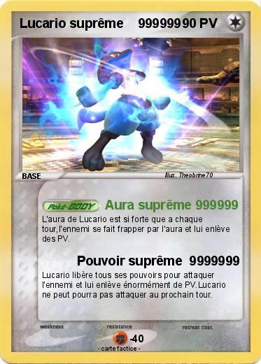 Pokemon Lucario suprême    999999