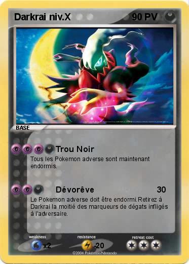 Pokemon Darkrai niv.X