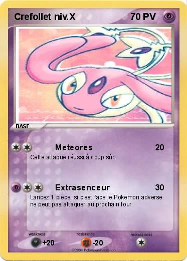 Pokemon Crefollet niv.X