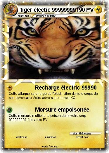 Pokemon tiger electic 99999999