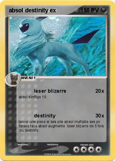 Pokemon absol destinity ex