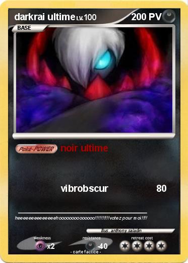 Pokemon darkrai ultime