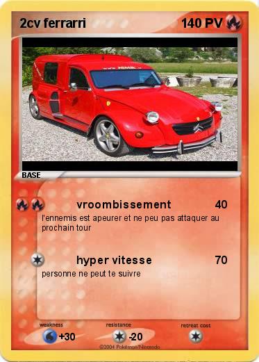 Pokemon 2cv ferrarri