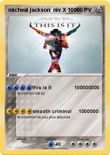 Pokemon micheal jackson  niv X 1000