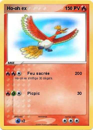 Pokemon Ho-oh ex                                    