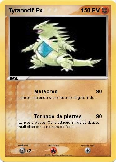 Pokemon Tyranocif Ex
