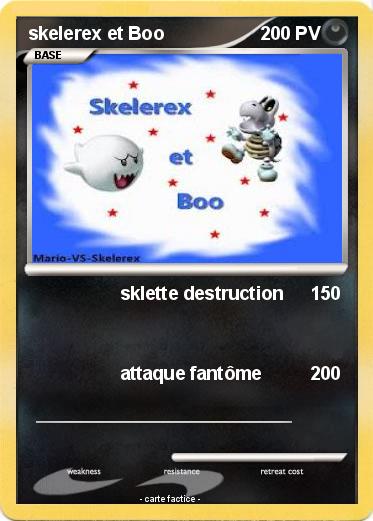 Pokemon skelerex et Boo