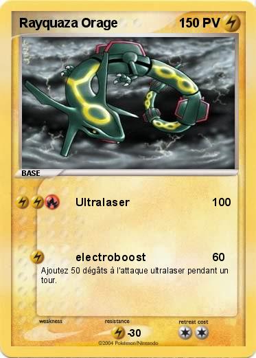 Pokemon Rayquaza Orage