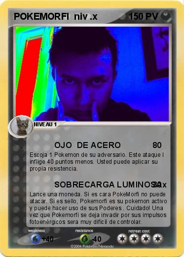 Pokemon POKEMORFI  niv .x