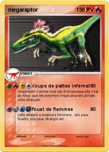 Pokemon megaraptor