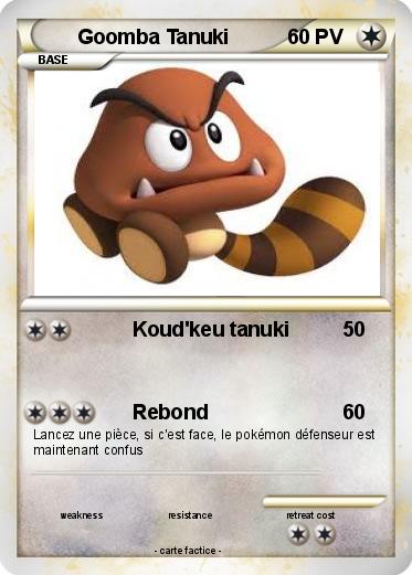 Pokemon Goomba Tanuki