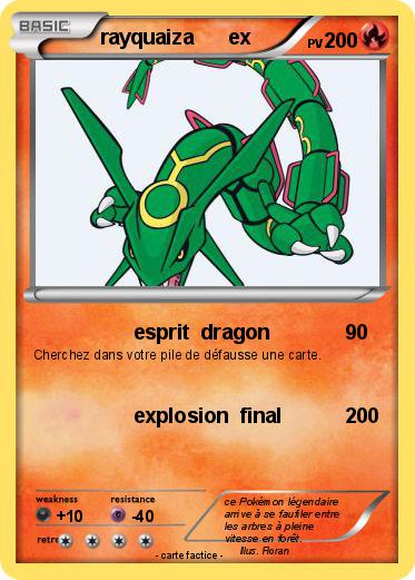 Pokemon rayquaiza      ex