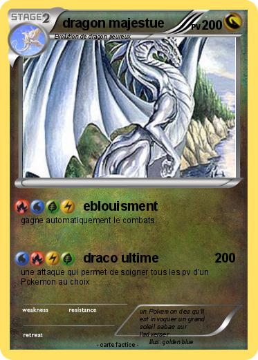 Pokemon dragon majestue