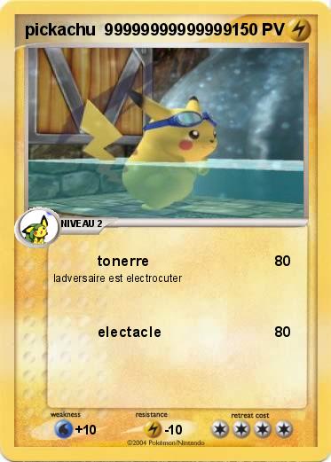 Pokemon pickachu  99999999999999