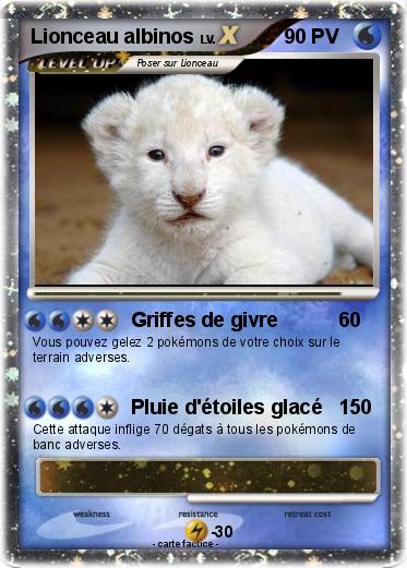 Pokemon Lionceau albinos