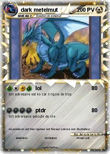 Pokemon dark metelmut