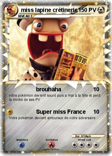 Pokemon miss lapine crétinerie