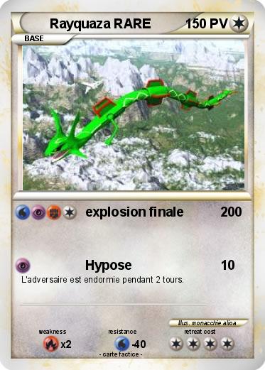 Pokemon Rayquaza RARE