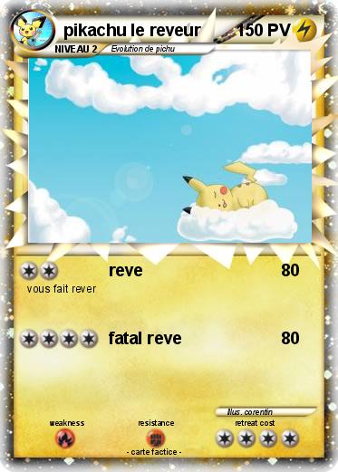 Pokemon pikachu le reveur
