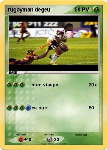 Pokemon rugbyman degeu