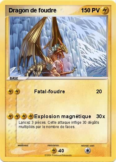 Pokemon Dragon de foudre