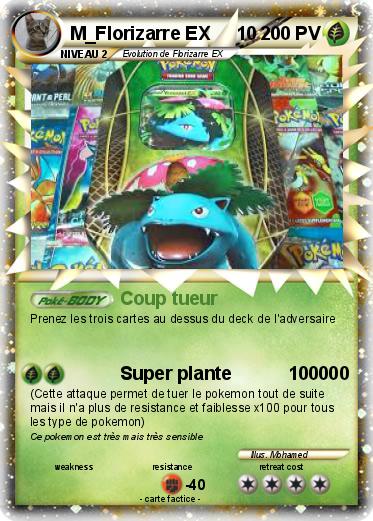 Pokemon M_Florizarre EX     10