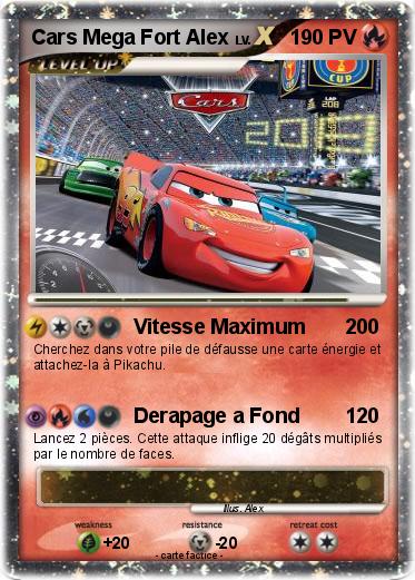 Pokemon Cars Mega Fort Alex