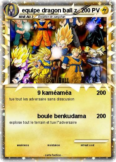 Pokemon equipe dragon ball z