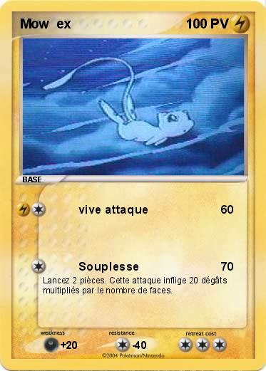 Pokemon Mow  ex