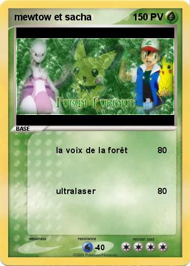 Pokemon mewtow et sacha