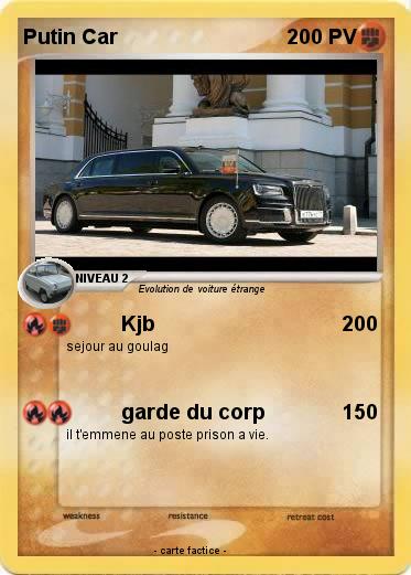 Pokemon Putin Car