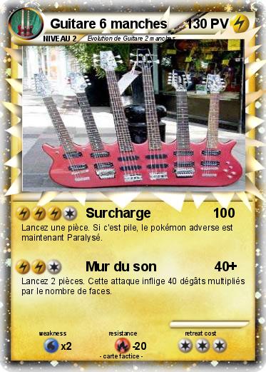 Pokemon Guitare 6 manches