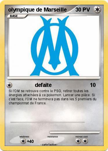 Pokemon olympique de Marseille